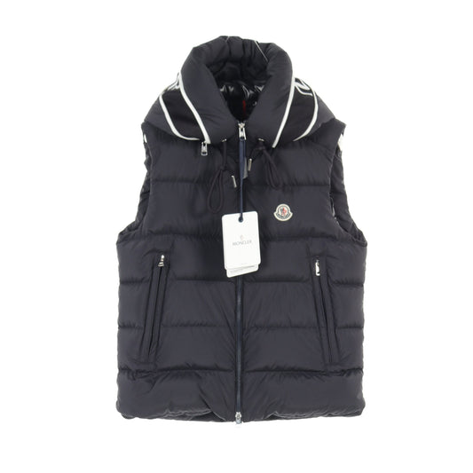 CARDAMINE ダウンベスト ナイロン ダークネイビー フード付き モンクレール アウター MONCLER