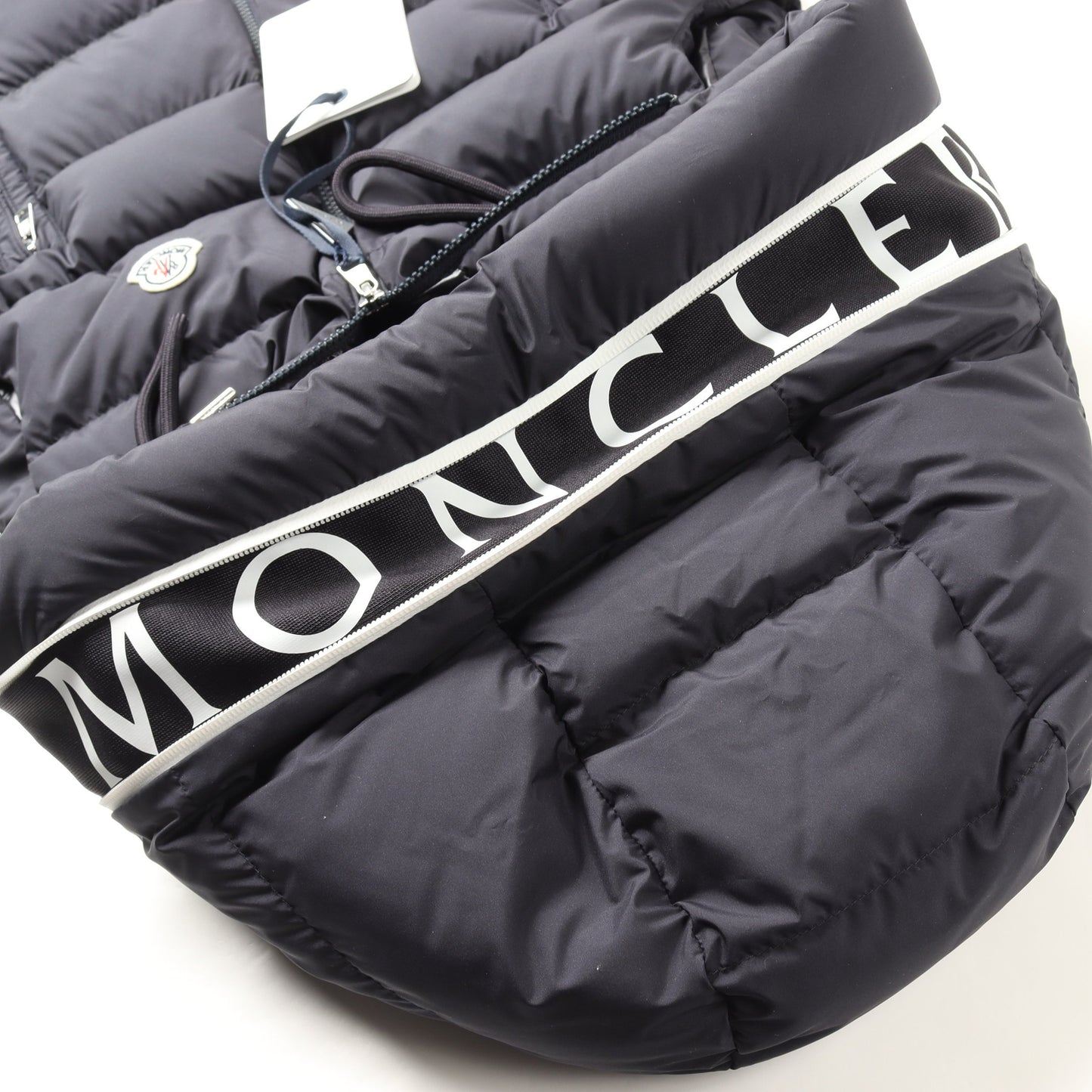 CARDAMINE ダウンベスト ナイロン ダークネイビー フード付き モンクレール アウター MONCLER