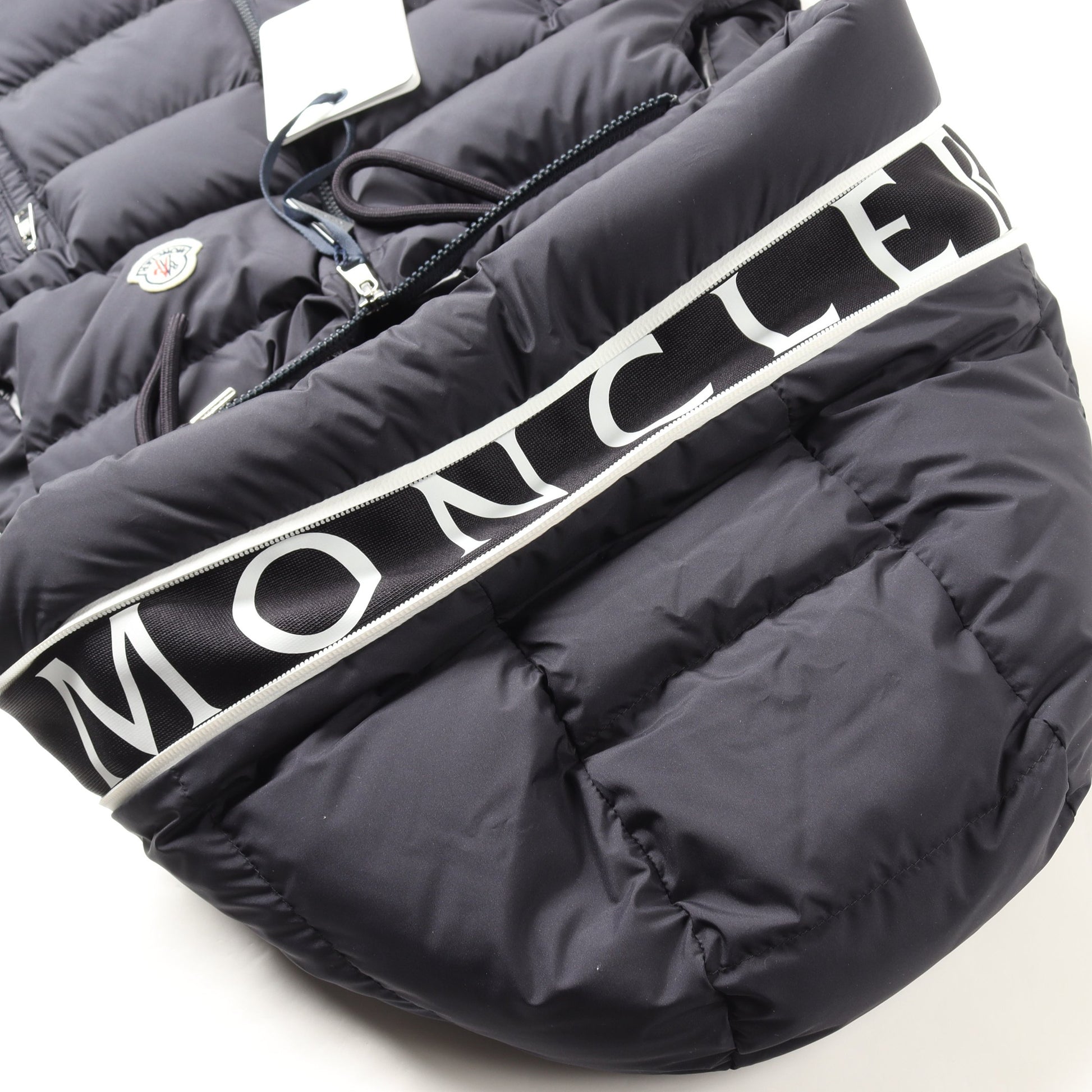 CARDAMINE ダウンベスト ナイロン ダークネイビー フード付き モンクレール アウター MONCLER