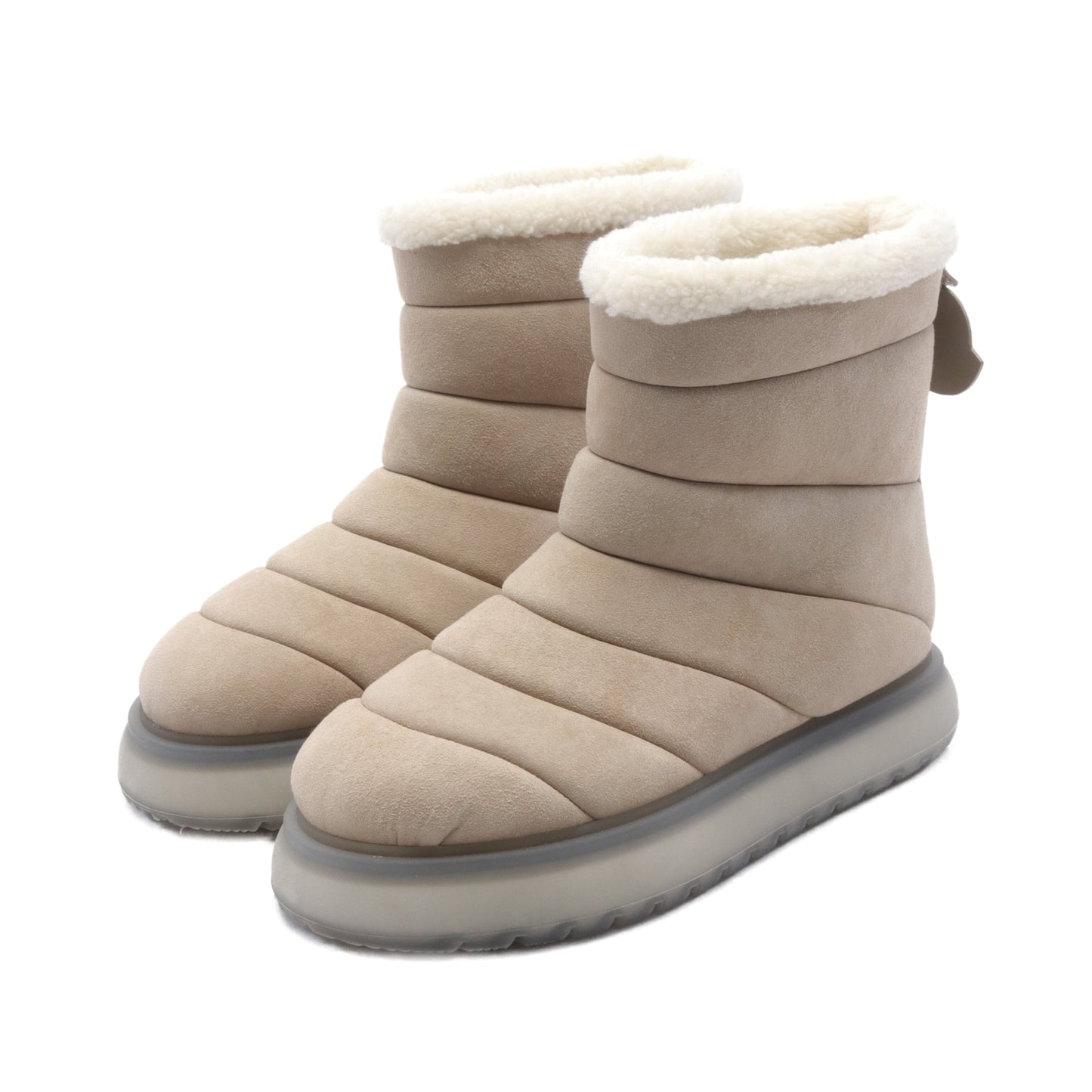 HERMOSA SNOW BOOTS ブーツ ムートン ベージュ オフホワイト モンクレール シューズ MONCLER