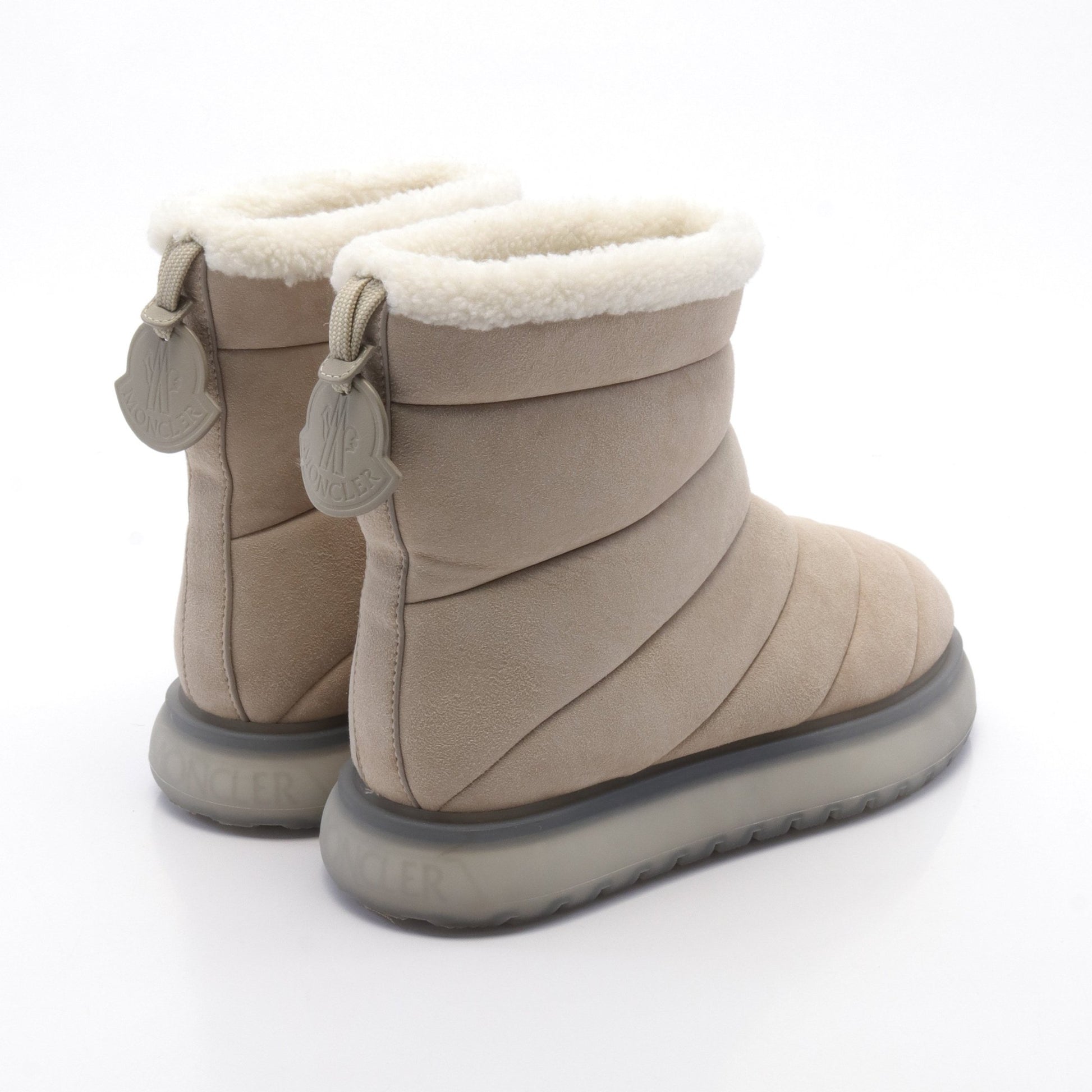 HERMOSA SNOW BOOTS ブーツ ムートン ベージュ オフホワイト モンクレール シューズ MONCLER