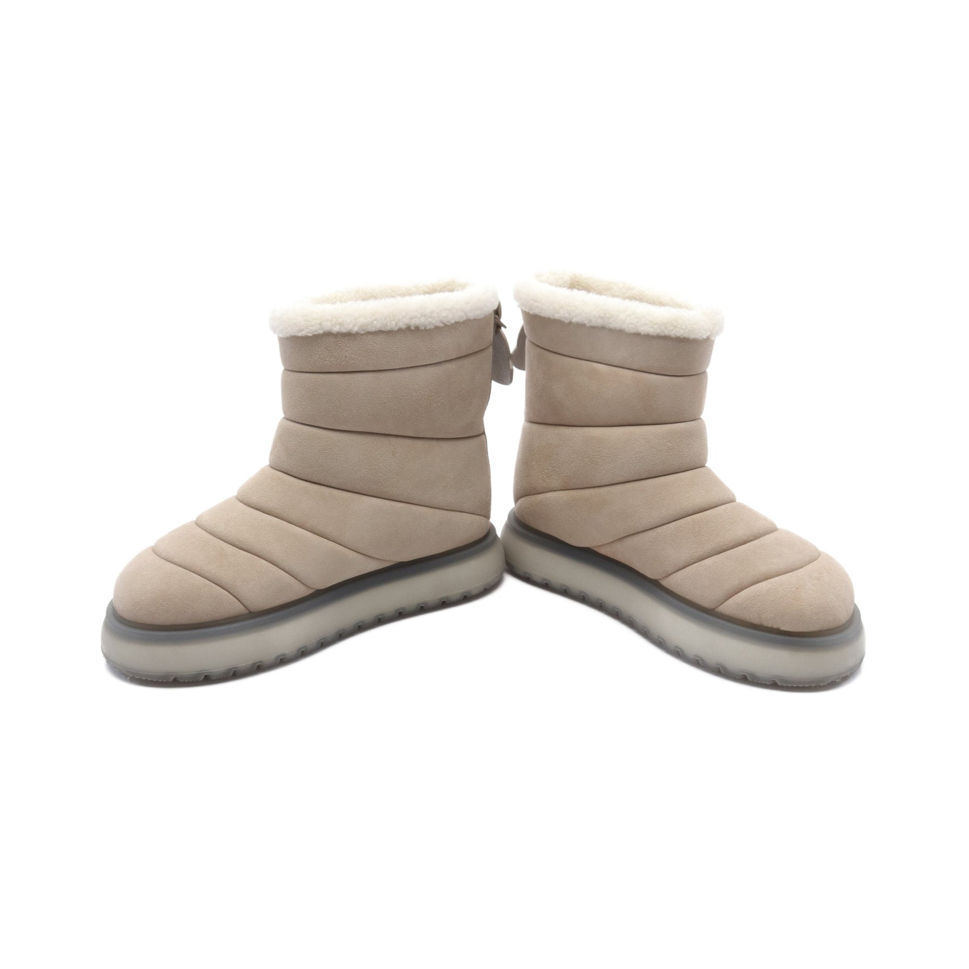 HERMOSA SNOW BOOTS ブーツ ムートン ベージュ オフホワイト モンクレール シューズ MONCLER