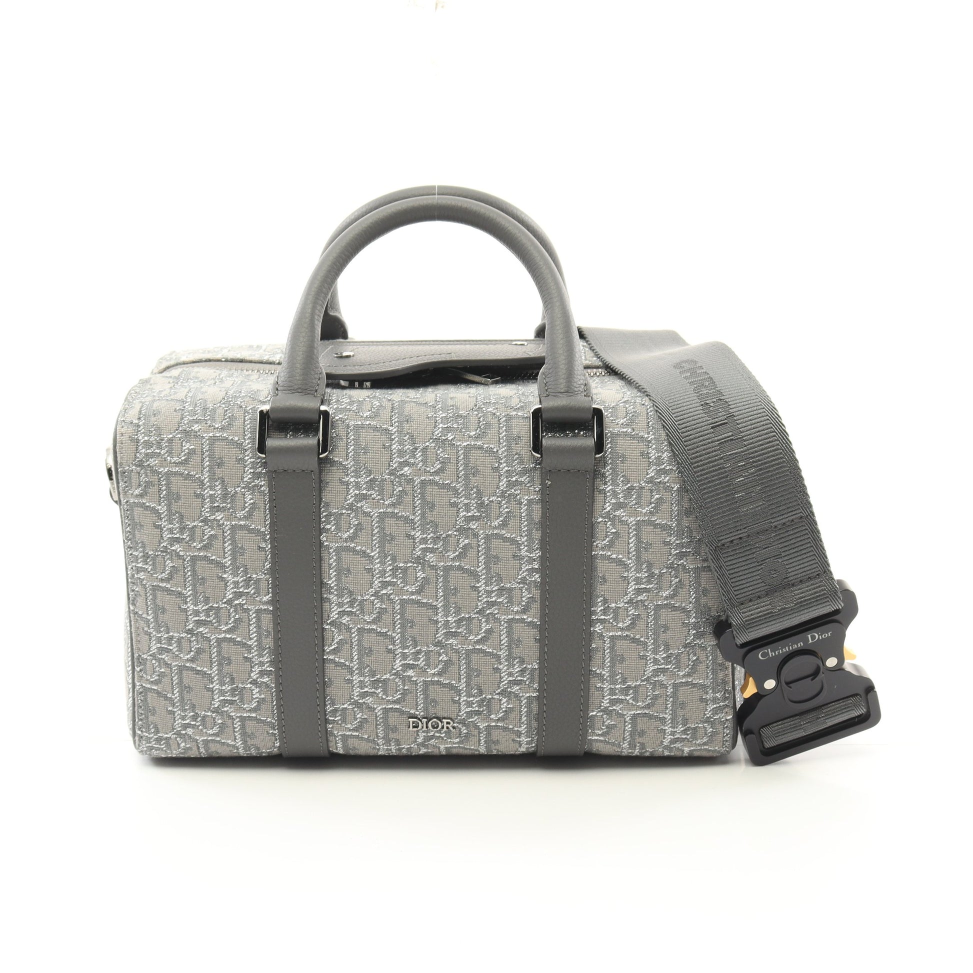 LINGOT26 ランゴ ハンドバッグ キャンバス レザー グレー 2WAY クリスチャンディオール バッグ Christian Dior