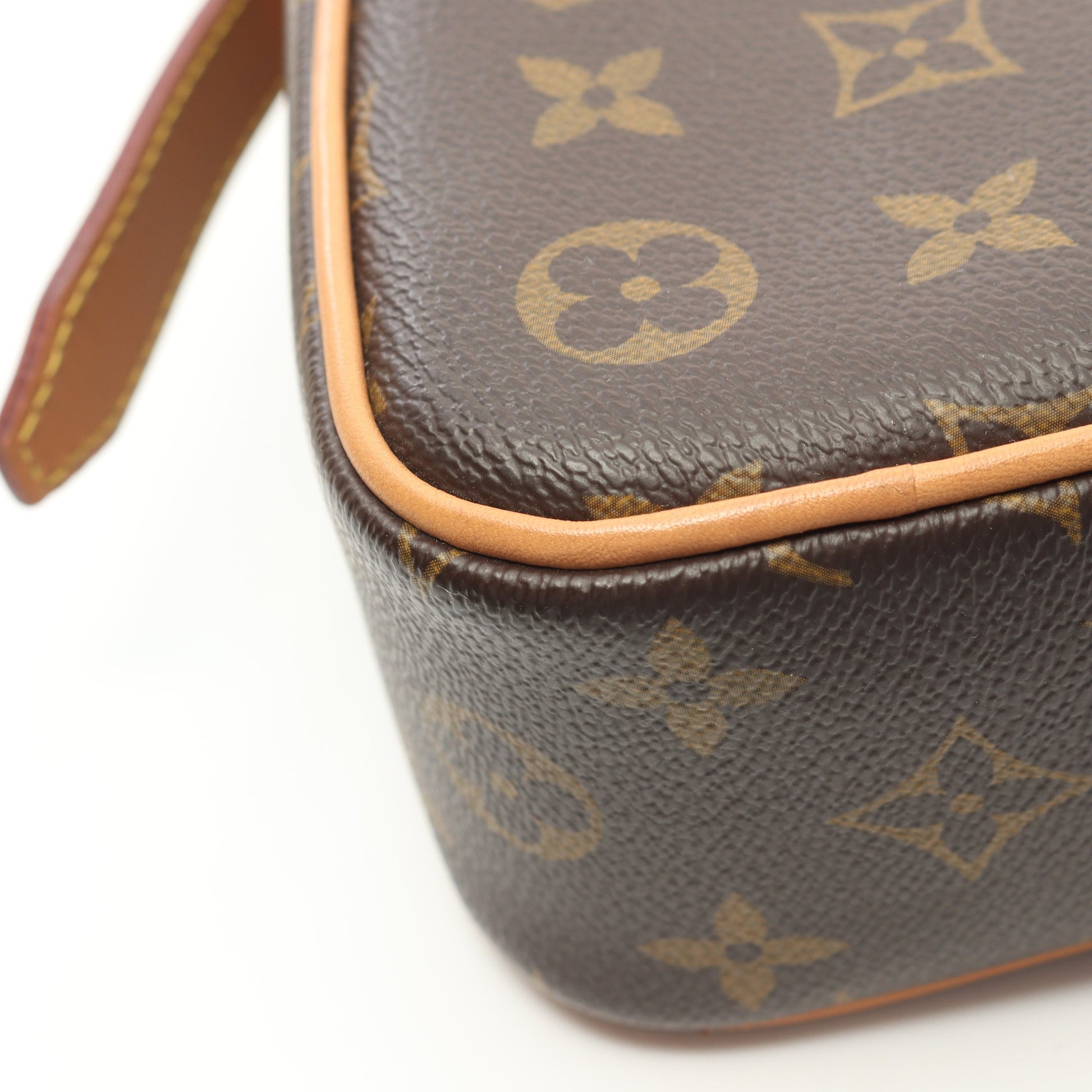 サック クール モノグラム ショルダーバッグ PVC レザー ブラウン ハート ルイヴィトン バッグ LOUIS VUITTON