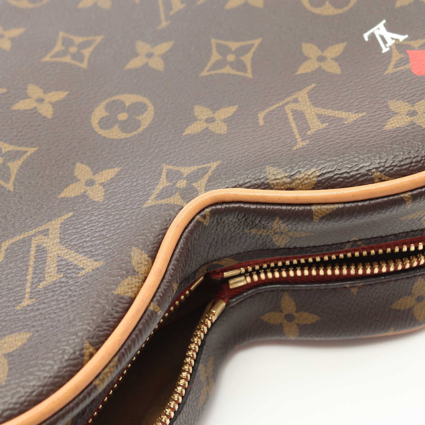 サック クール モノグラム ショルダーバッグ PVC レザー ブラウン ハート ルイヴィトン バッグ LOUIS VUITTON