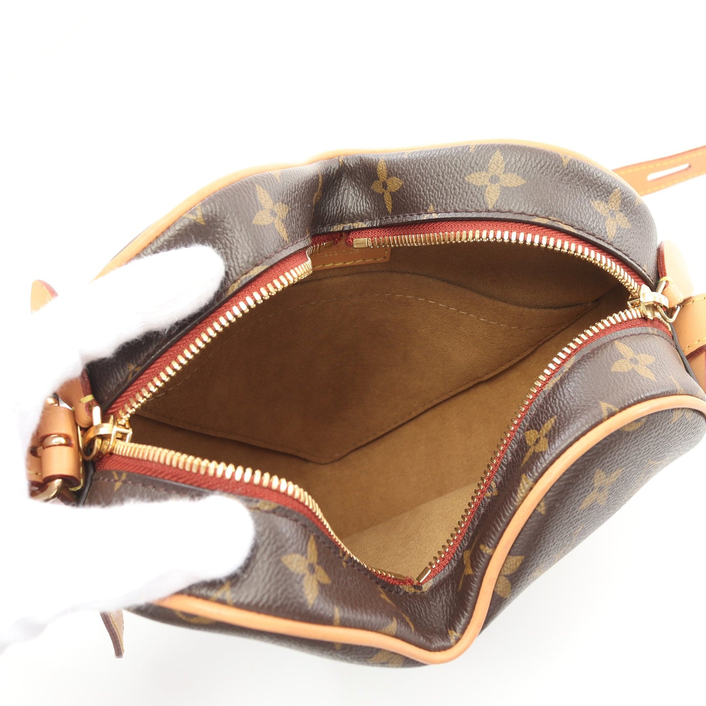 サック クール モノグラム ショルダーバッグ PVC レザー ブラウン ハート ルイヴィトン バッグ LOUIS VUITTON