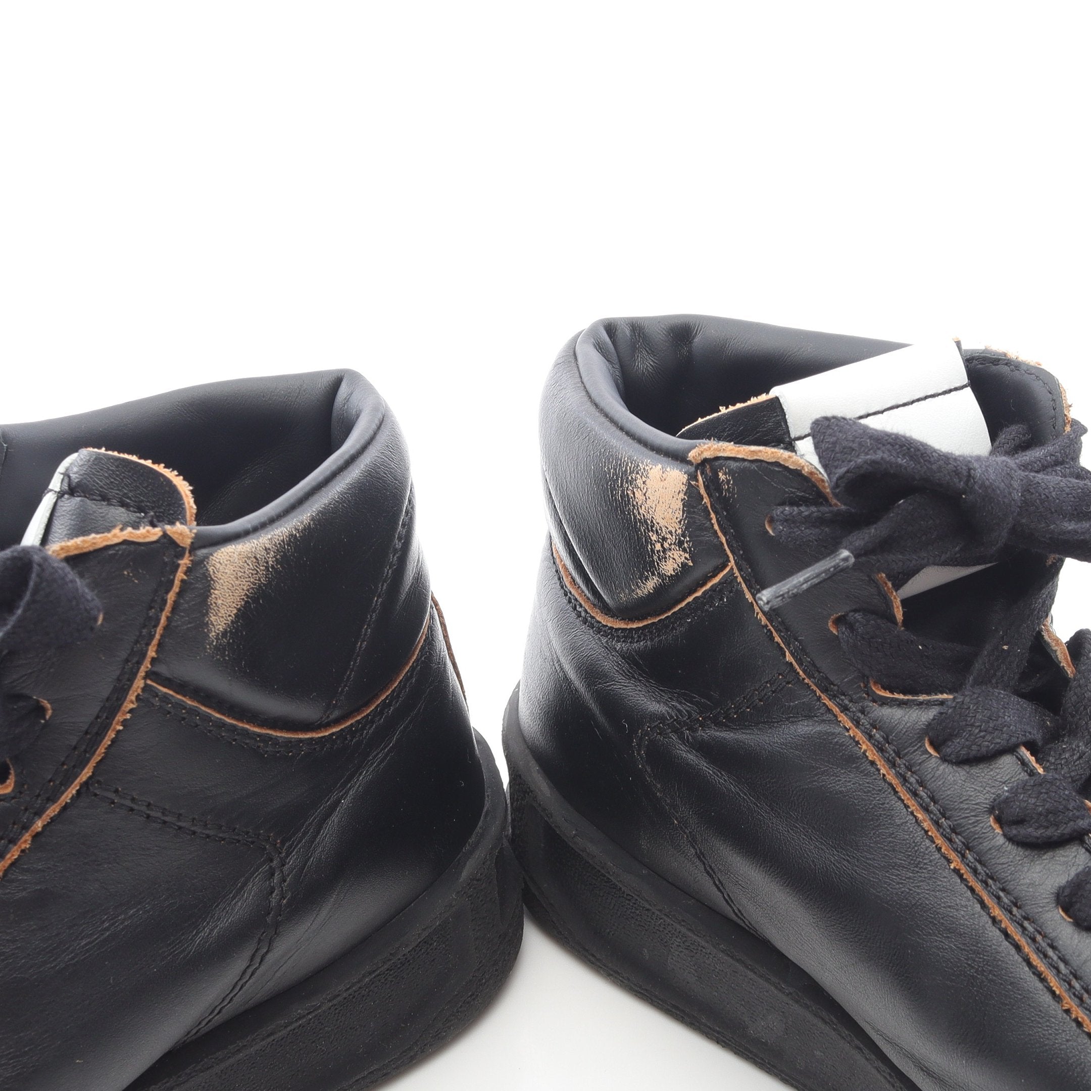 ハイカットスニーカー レザー ブラック ジルサンダー – RECLO