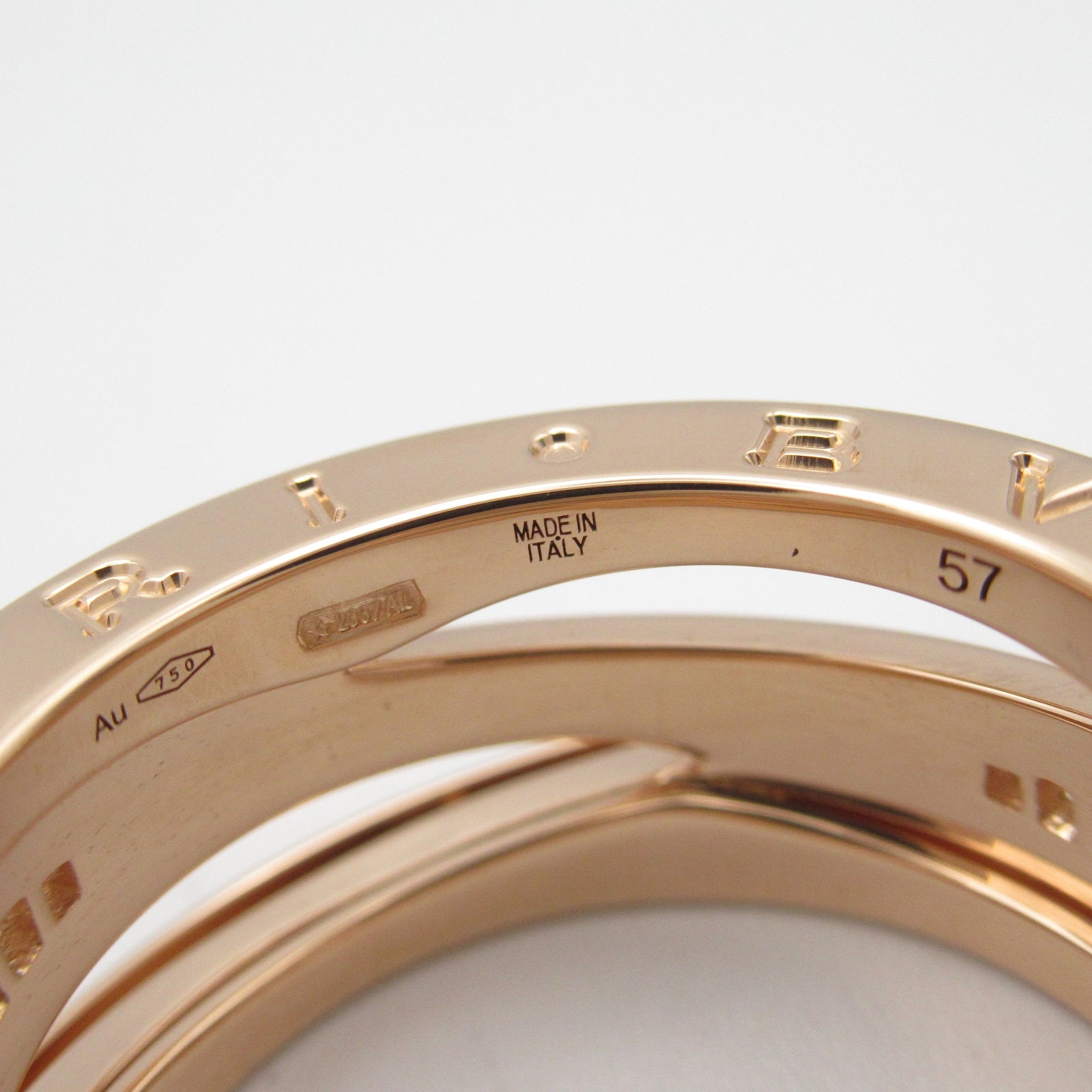 B-zero1 デザインレジェ リング リング 指輪 K18PG（ピンクゴールド） ダイヤモンド クリア ブルガリ アクセサリー BVLGARI