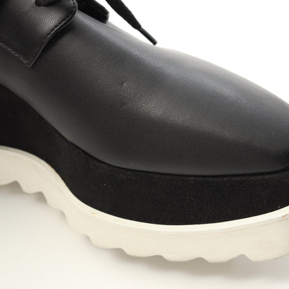 Elyse エリス プラットフォーム スニーカー ロゴスタッズ フェイクレザー ブラック ステラマッカートニー シューズ Stella McCartney