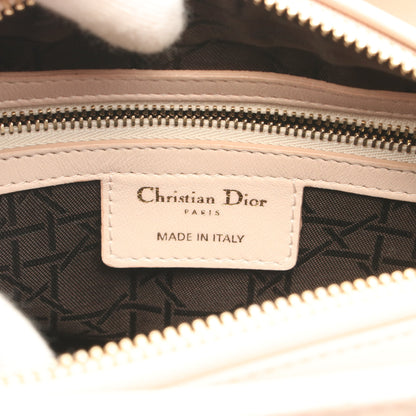 レディディオール カナージュ ハンドバッグ レザー ライトピンク 2WAY クリスチャンディオール バッグ Christian Dior