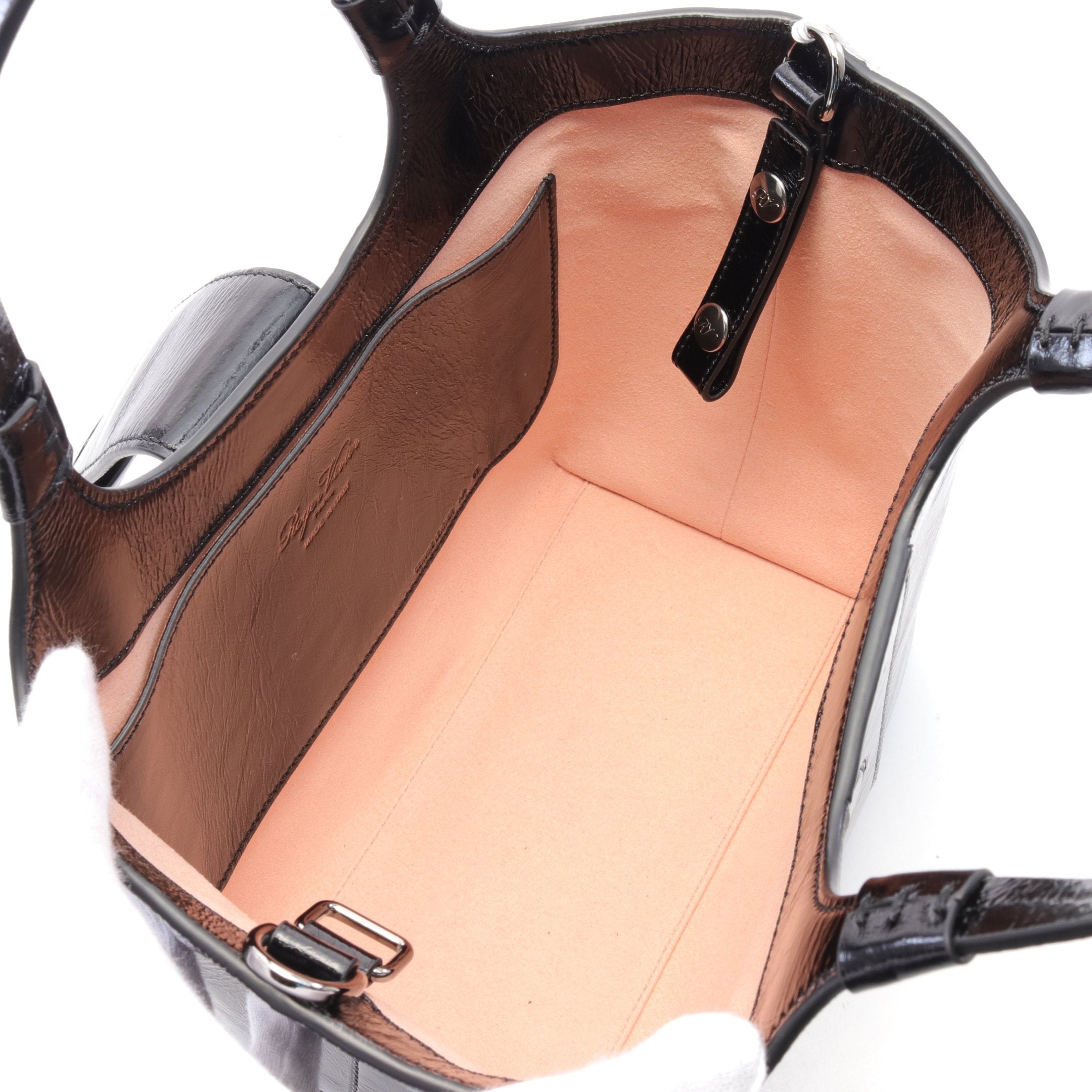 ヴィヴ ハンドバッグ レザー ブラック 2WAY ロジェヴィヴィエ – RECLO