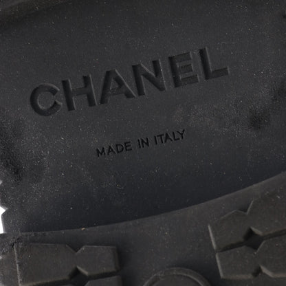 マトラッセ ブーツ ボア スエード ブラック シャネル シューズ CHANEL