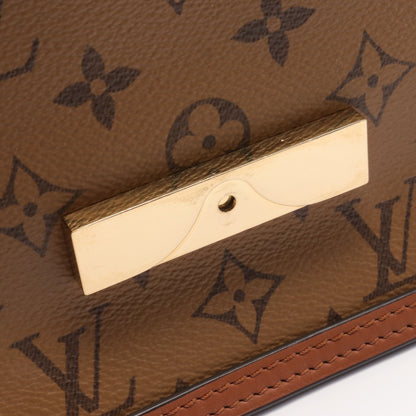 ドーフィーヌ MINI モノグラムリバース ショルダーバッグ PVC レザー ブラウン ベージュ ルイヴィトン バッグ LOUIS VUITTON