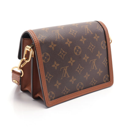 ドーフィーヌ MINI モノグラムリバース ショルダーバッグ PVC レザー ブラウン ベージュ ルイヴィトン バッグ LOUIS VUITTON