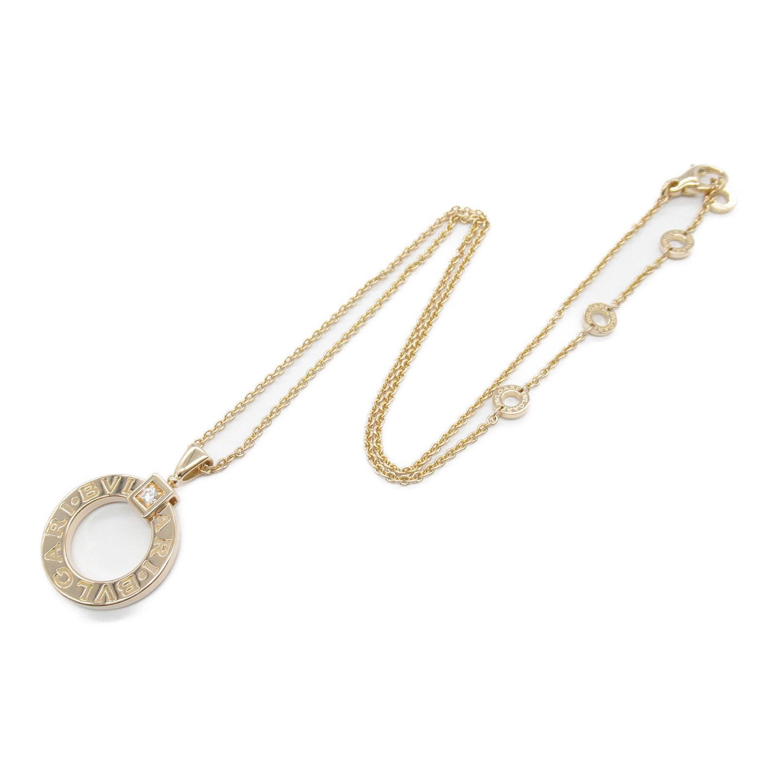 ブルガリブルガリ ダイヤ ネックレス ネックレス K18PG（ピンクゴールド） ダイヤモンド クリア ブルガリ アクセサリー BVLGARI