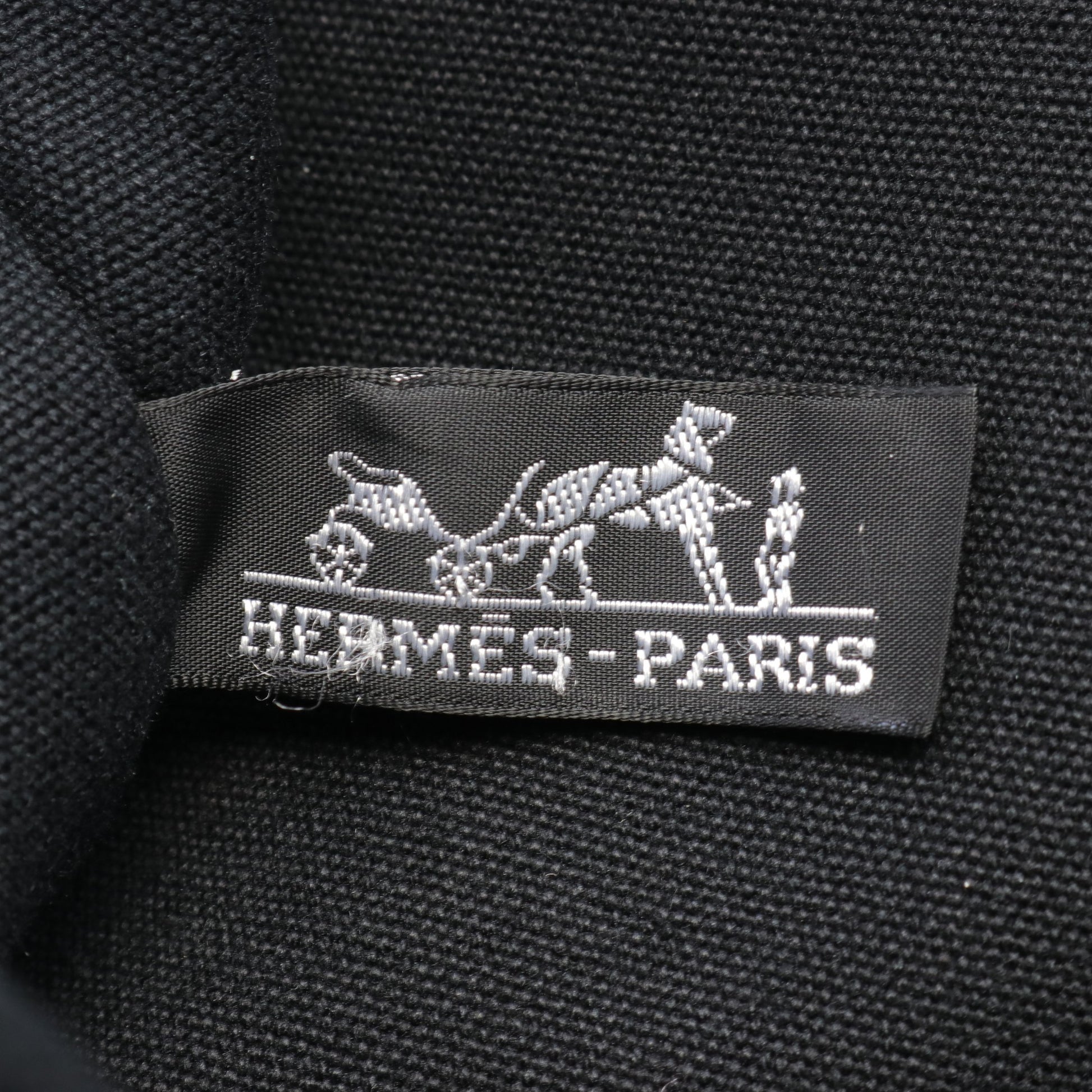 フールトゥMM ハンドバッグ トートバッグ キャンバス ブラック シルバー金具 エルメス バッグ HERMES