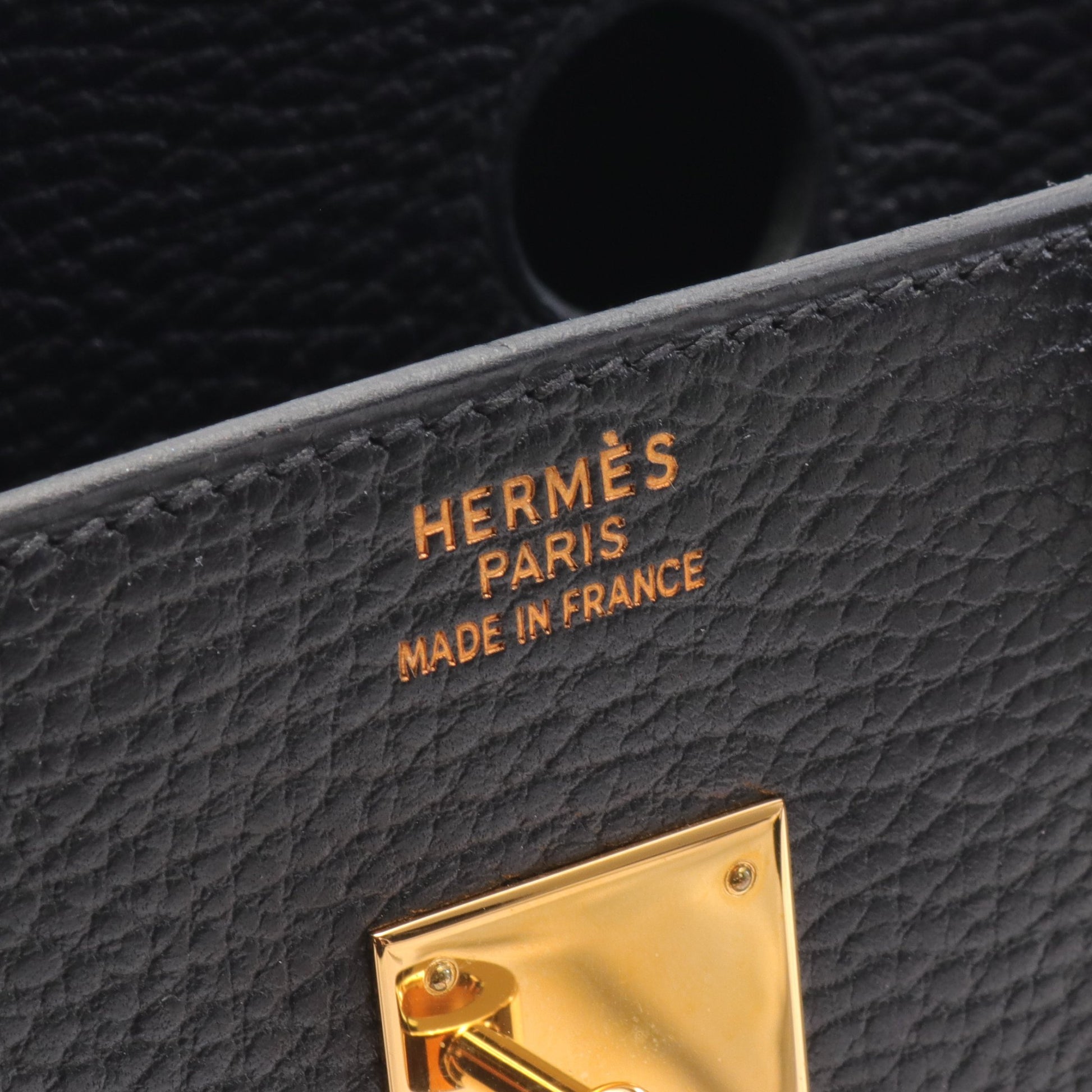 バーキン35 ハンドバッグ クシュベル ブラック ゴールド金具 □G刻印 エルメス バッグ HERMES