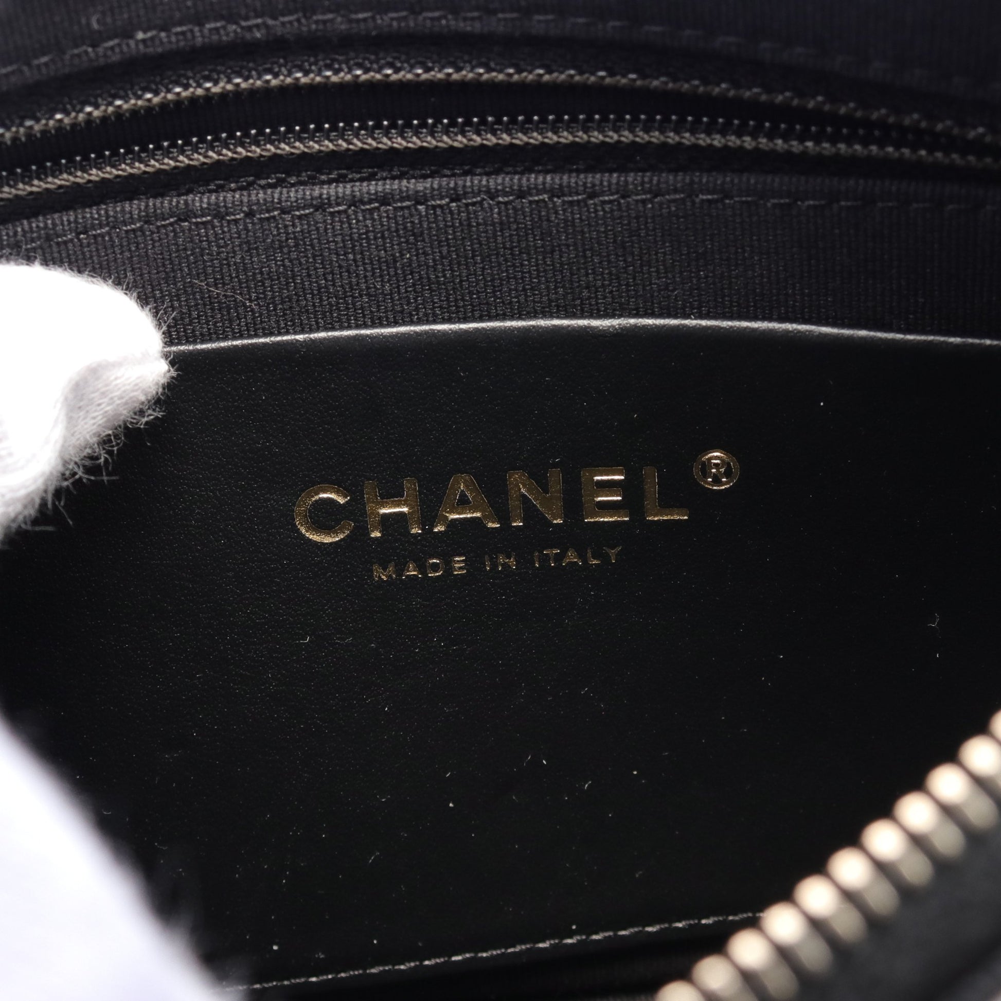 マトラッセ チェーンショルダーバッグ レザー ブラック ゴールド金具 シャネル バッグ CHANEL