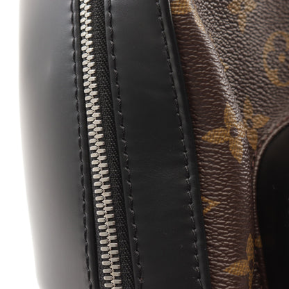 ジョッシュ モノグラムマカサー バックパック リュックサック PVC レザー ブラウン ブラック ルイヴィトン バッグ LOUIS VUITTON