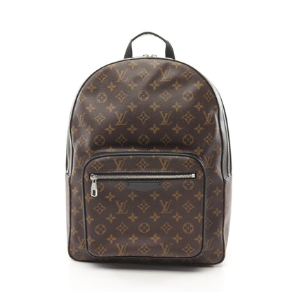 ジョッシュ モノグラムマカサー バックパック リュックサック PVC レザー ブラウン ブラック ルイヴィトン バッグ LOUIS VUITTON