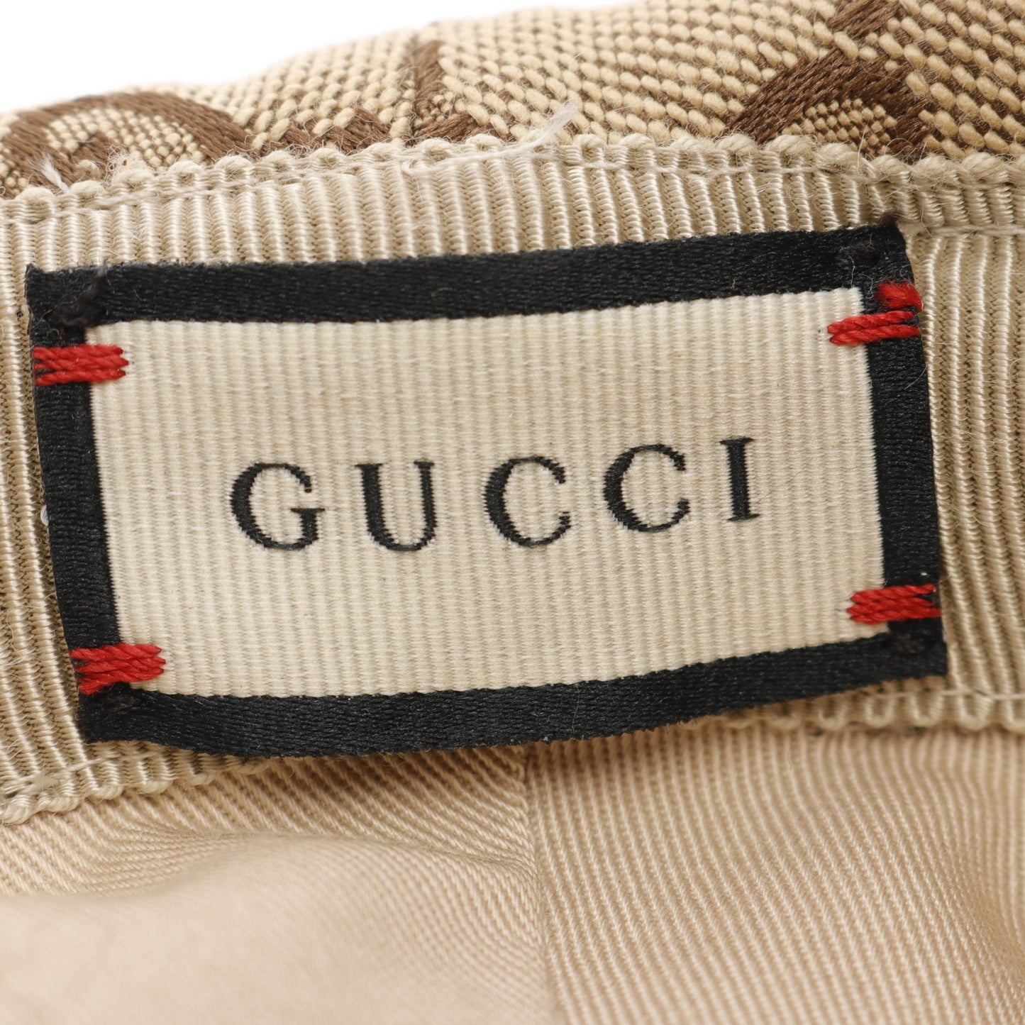 フェドラハット GGマーモント GGキャンバス ハット 帽子 キャンバス レザー ベージュ ブラウン グッチ 財布・小物 GUCCI