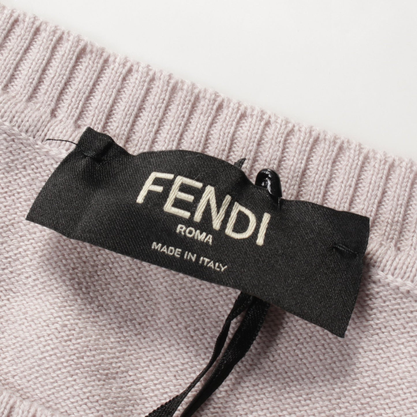 セーター ニット バナナプリント コットン カシミヤ ダスティピンク マルチカラー フェンディ トップス FENDI