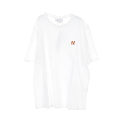 FOX HEAD PATCH Tシャツ クルーネック コットン ホワイト メゾンキツネ トップス MAISON KITSUNE