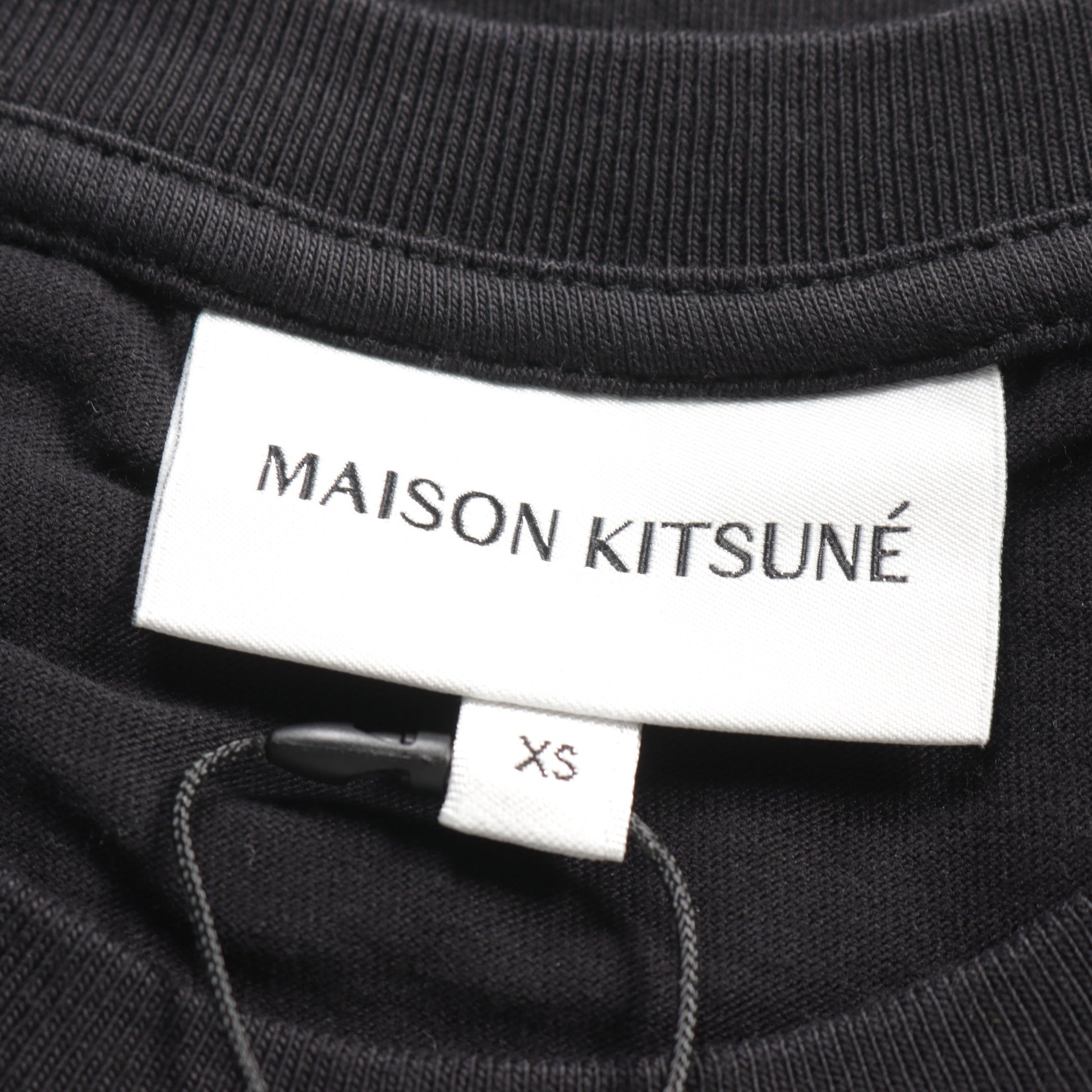 FOX HEAD PATCH Tシャツ クルーネック コットン ブラック メゾンキツネ トップス MAISON KITSUNE