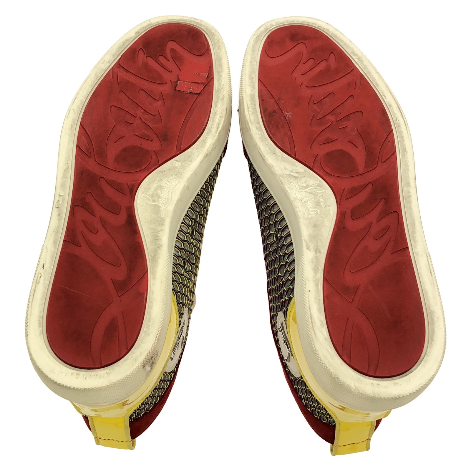 クリスチャンルブタンレザースニーカー