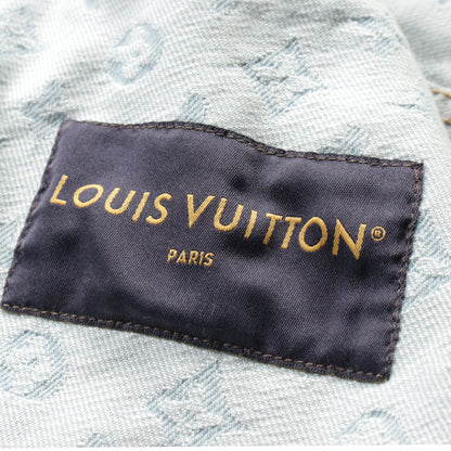 LOUIS VUITTON × Tyler The Creator モノグラム デニムジャケット コットン ライトブルー マルチカラー 24SS ルイヴィトン アウター LOUIS VUITTON