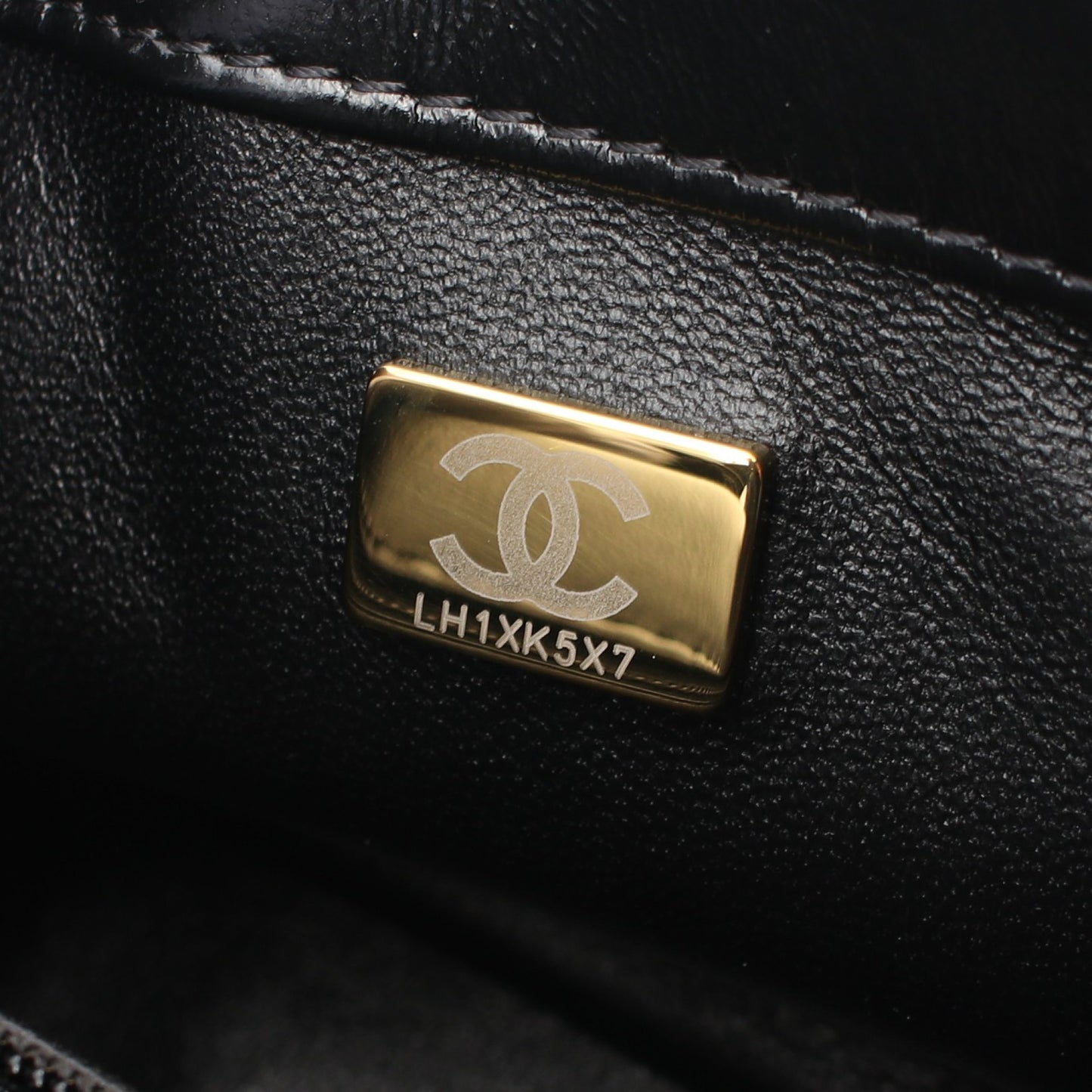 マトラッセ トップハンドル チェーンショルダーバッグ レザー ブラック ゴールド金具 2WAY シャネル バッグ CHANEL