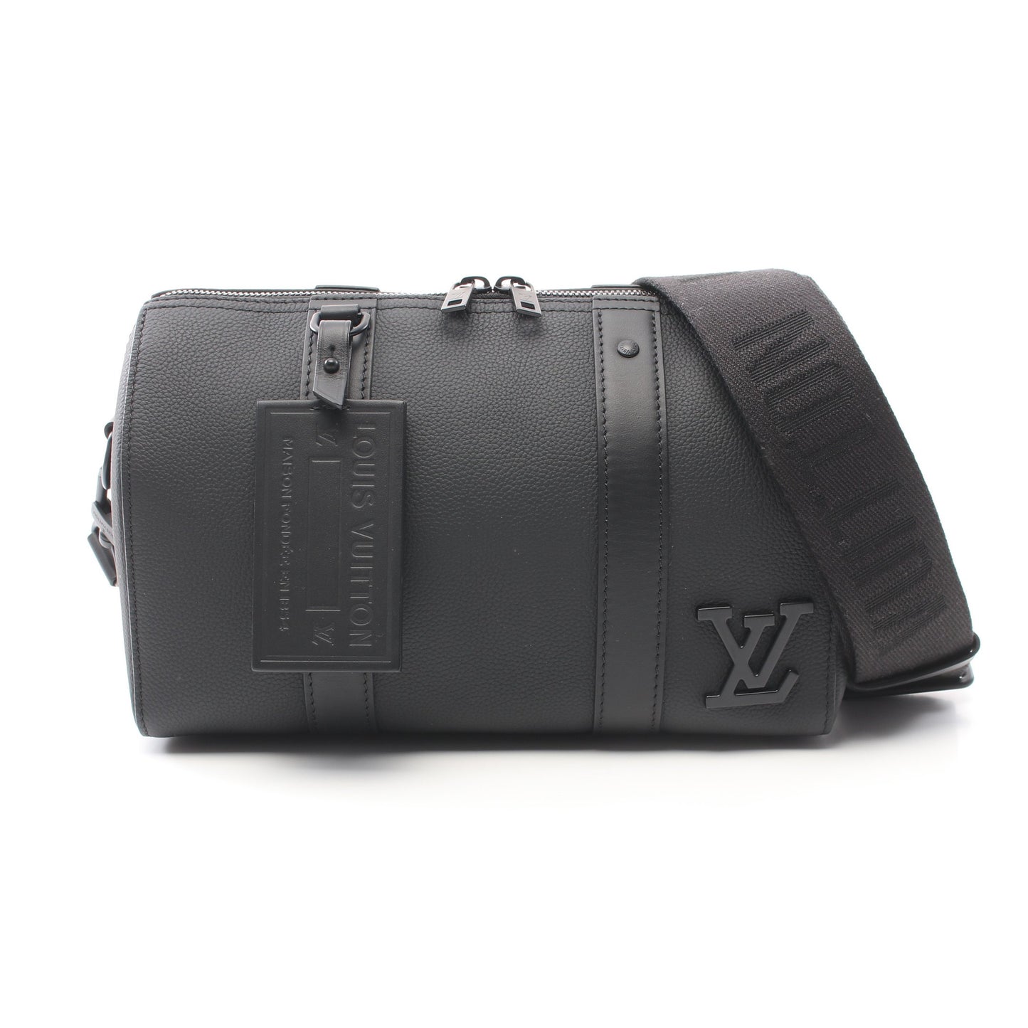 シティ キーポル ショルダーバッグ レザー ブラック ルイヴィトン バッグ LOUIS VUITTON