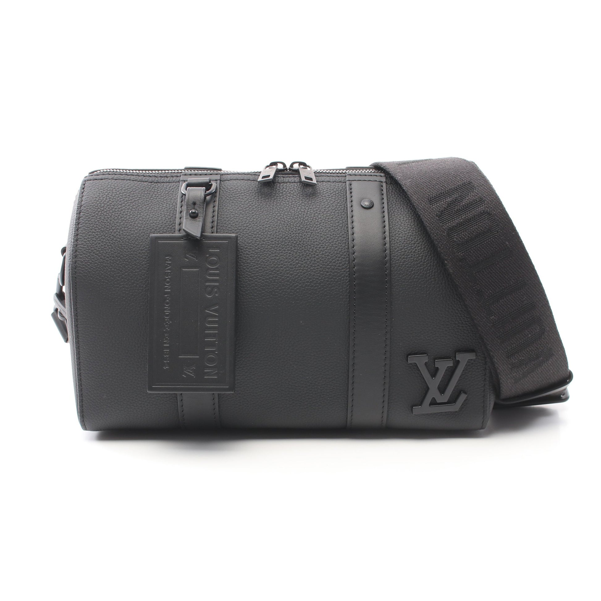 シティ キーポル ショルダーバッグ レザー ブラック ルイヴィトン バッグ LOUIS VUITTON