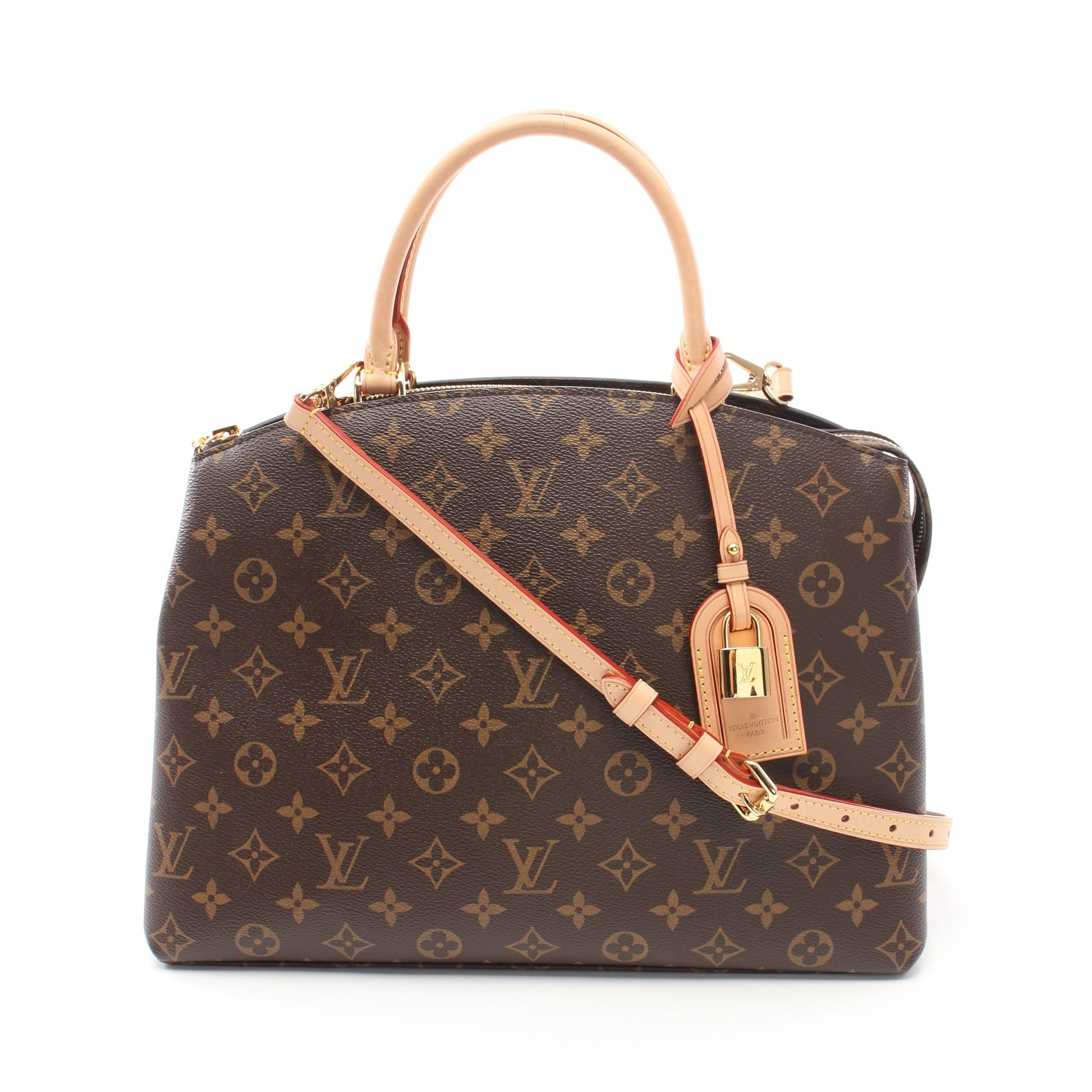 グラン パレMM モノグラム ハンドバッグ PVC レザー ブラウン 2WAY ルイヴィトン バッグ LOUIS VUITTON