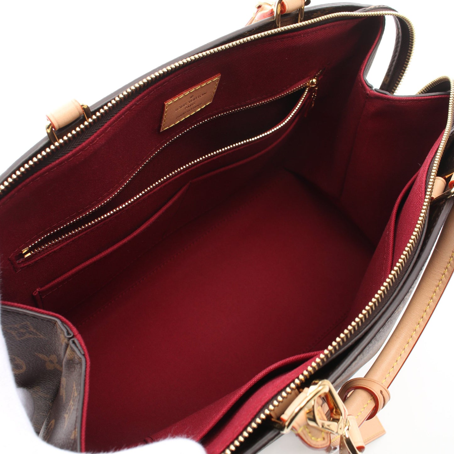グラン パレMM モノグラム ハンドバッグ PVC レザー ブラウン 2WAY ルイヴィトン バッグ LOUIS VUITTON