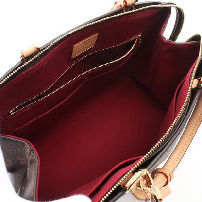 グラン パレMM モノグラム ハンドバッグ PVC レザー ブラウン 2WAY ルイヴィトン バッグ LOUIS VUITTON