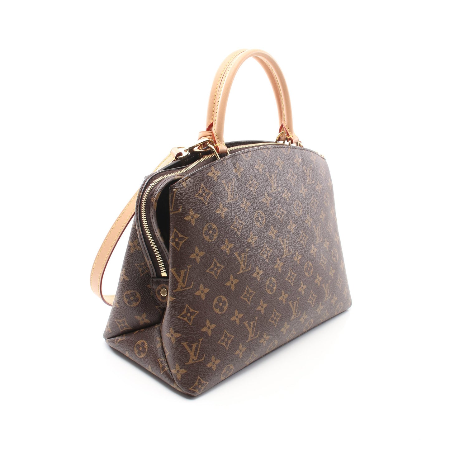 グラン パレMM モノグラム ハンドバッグ PVC レザー ブラウン 2WAY ルイヴィトン バッグ LOUIS VUITTON