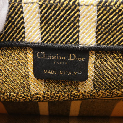 BOOK TOTE ブックトート スモール ハンドバッグ トートバッグ キャンバス イエロー ブラック ホワイト クリスチャンディオール バッグ Christian Dior