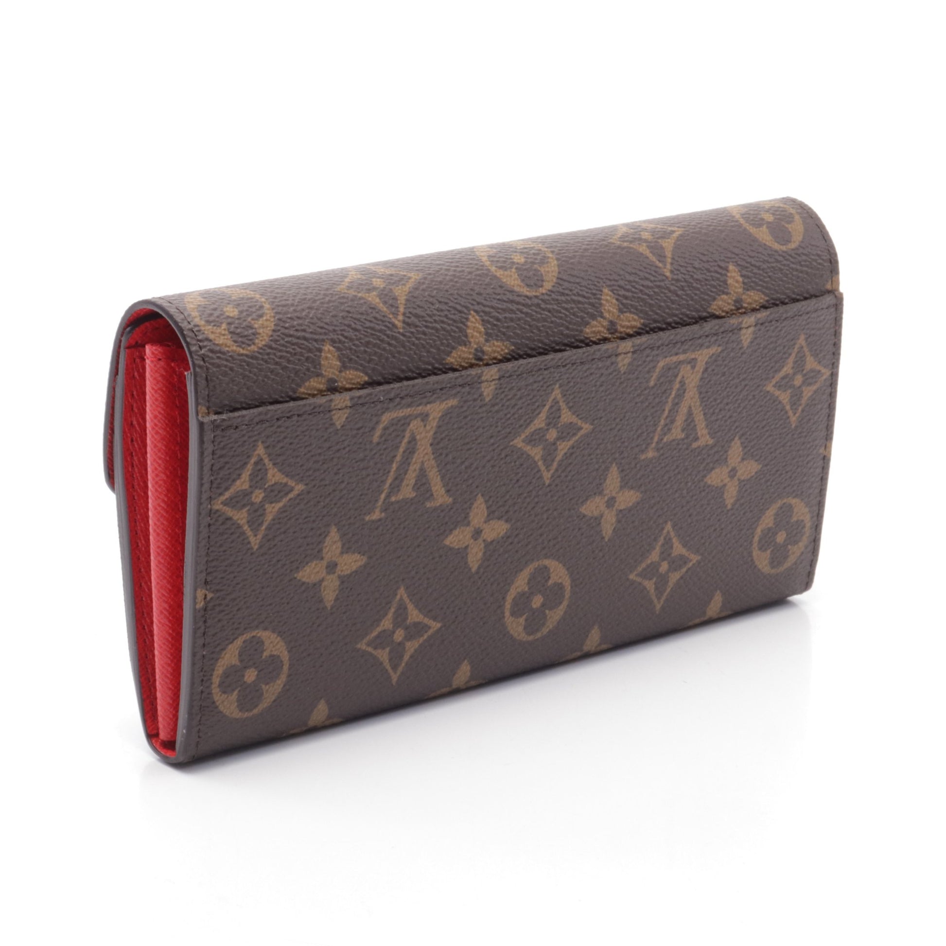 ポルトフォイユ サラ モノグラム コクリコ 二つ折り長財布 PVC ブラウン ルイヴィトン 財布・小物 LOUIS VUITTON