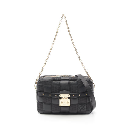 ポシェット トロカ ショルダーバッグ レザー ブラック 2WAY ルイヴィトン バッグ LOUIS VUITTON