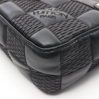 ポシェット トロカ ショルダーバッグ レザー ブラック 2WAY ルイヴィトン バッグ LOUIS VUITTON