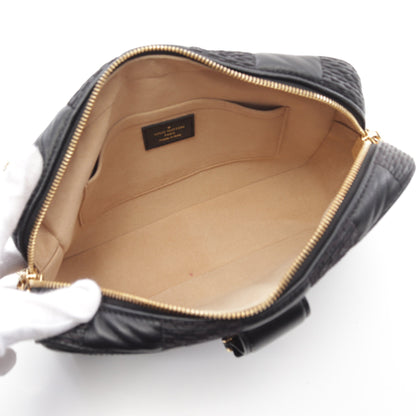 ポシェット トロカ ショルダーバッグ レザー ブラック 2WAY ルイヴィトン バッグ LOUIS VUITTON