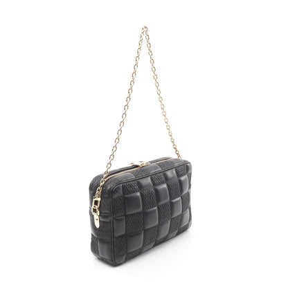 ポシェット トロカ ショルダーバッグ レザー ブラック 2WAY ルイヴィトン バッグ LOUIS VUITTON
