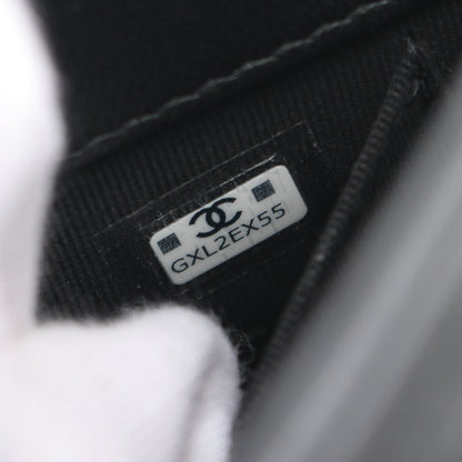 マトラッセ チェーンショルダーバッグ ラムスキン ブラック ゴールド金具 シャネル バッグ CHANEL
