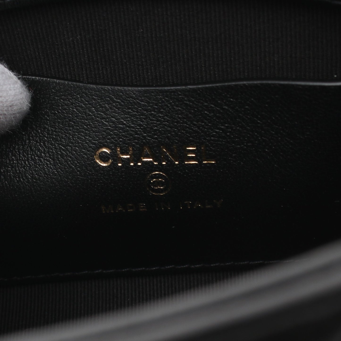 マトラッセ チェーンショルダーバッグ ラムスキン ブラック ゴールド金具 シャネル バッグ CHANEL