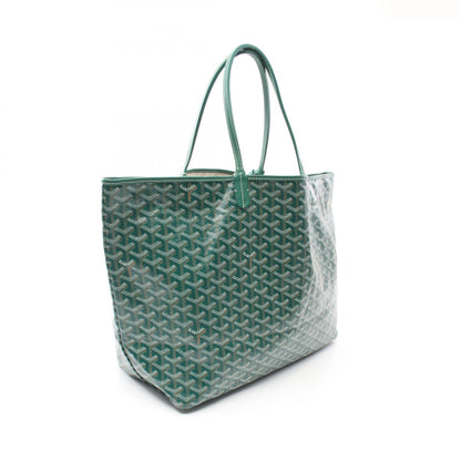 サンルイGM ショルダーバッグ トートバッグ コーティングキャンバス レザー グリーン マルチカラー ゴヤール バッグ GOYARD