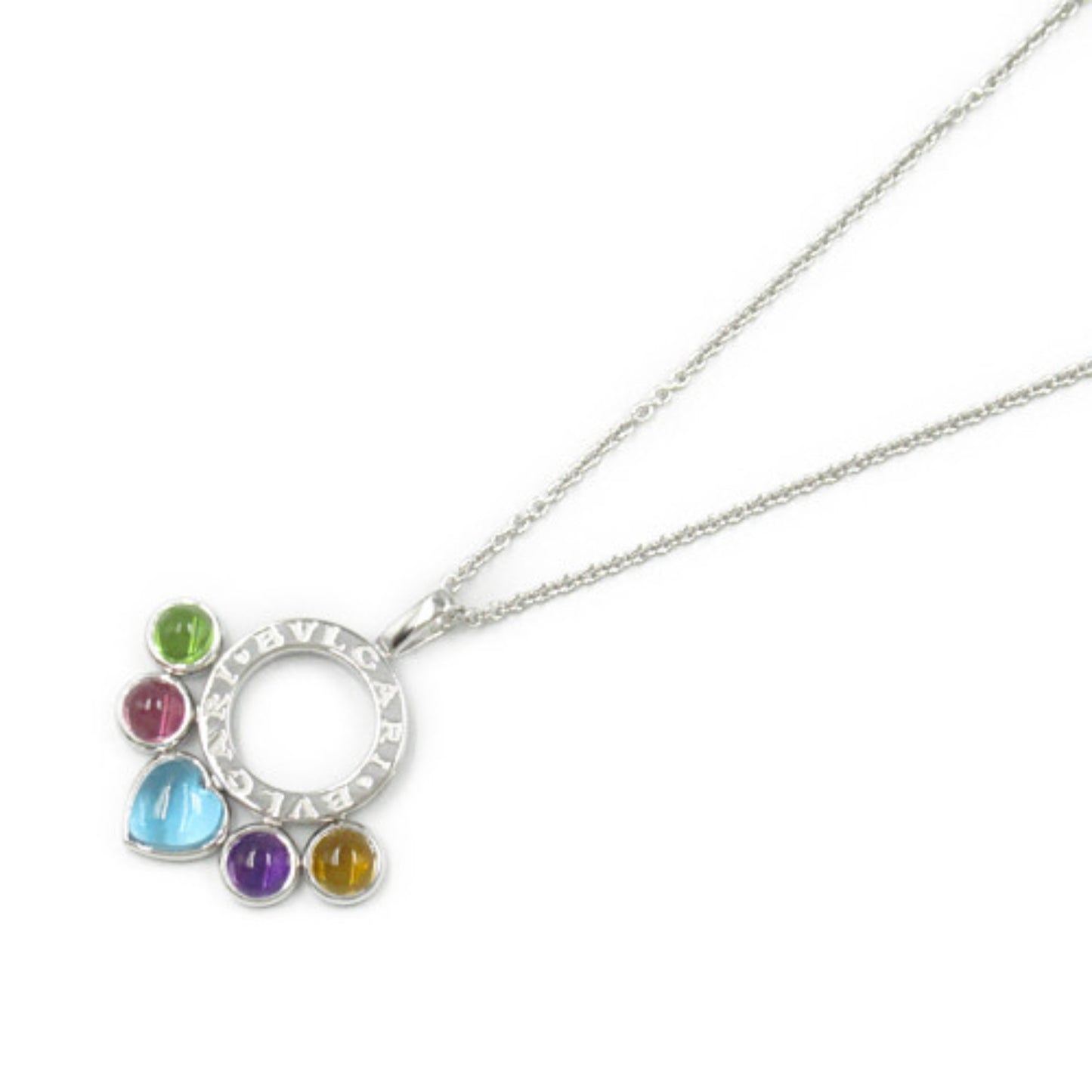 アレグラ マルチ ネックレス ネックレス K18WG（ホワイトゴールド） マルチカラー ブルガリ アクセサリー BVLGARI