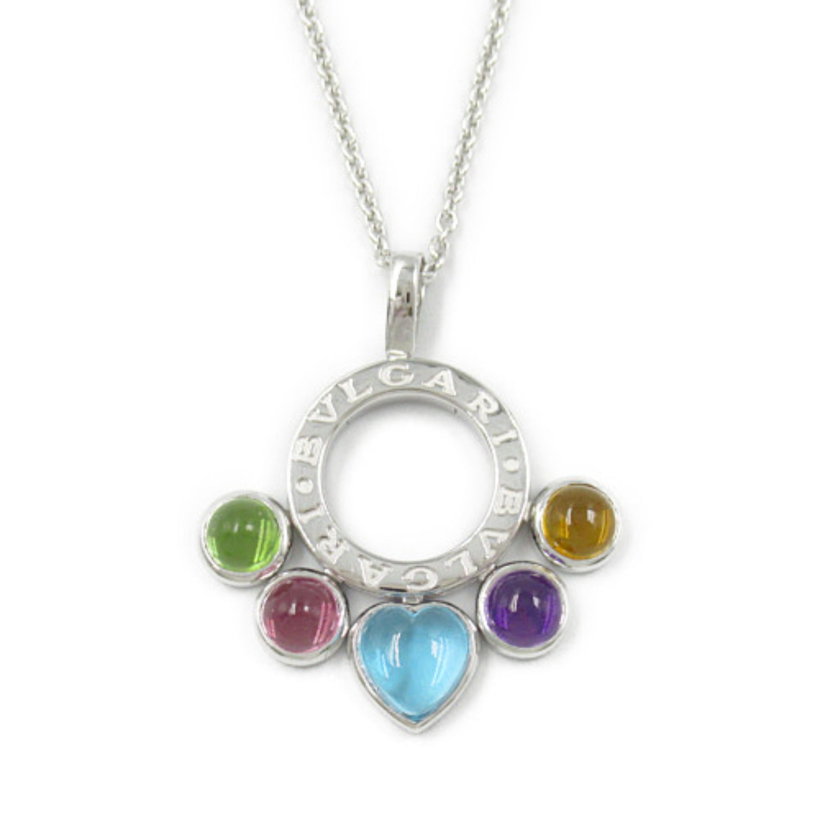 アレグラ マルチ ネックレス ネックレス K18WG（ホワイトゴールド） マルチカラー ブルガリ アクセサリー BVLGARI