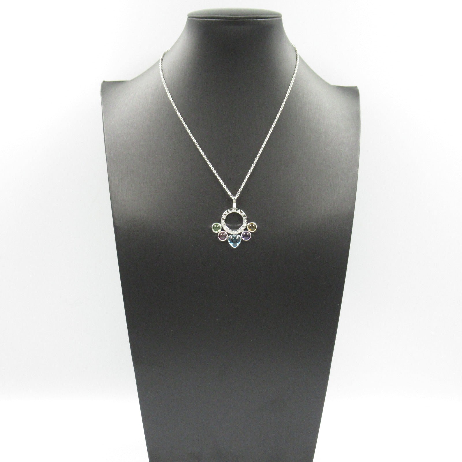 アレグラ マルチ ネックレス ネックレス K18WG（ホワイトゴールド） マルチカラー ブルガリ アクセサリー BVLGARI