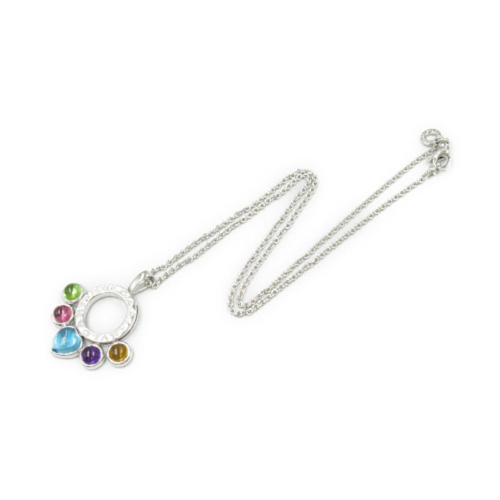 アレグラ マルチ ネックレス ネックレス K18WG（ホワイトゴールド） マルチカラー ブルガリ アクセサリー BVLGARI